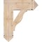 Ekena Millwork Funston Arts & Crafts Smooth Bracket, Douglas Fir, 5 1/2"W x 20"D x 24"H BKT06X20X24FST03SDF - alternate 4